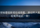 探秘蘑菇影视在线观看，用过的人反应竟然如此一致！