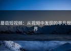 蘑菇短视频：从视频中发现的非凡世界