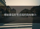 揭秘蘑菇影视官网的隐秘魅力