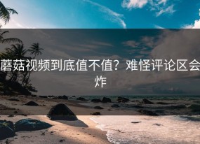蘑菇视频到底值不值？难怪评论区会炸