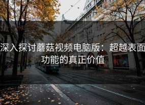深入探讨蘑菇视频电脑版：超越表面功能的真正价值