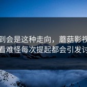 没想到会是这种走向，蘑菇影视在线观看难怪每次提起都会引发讨论