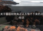 关于蘑菇视频真正让人停不下来的点在这